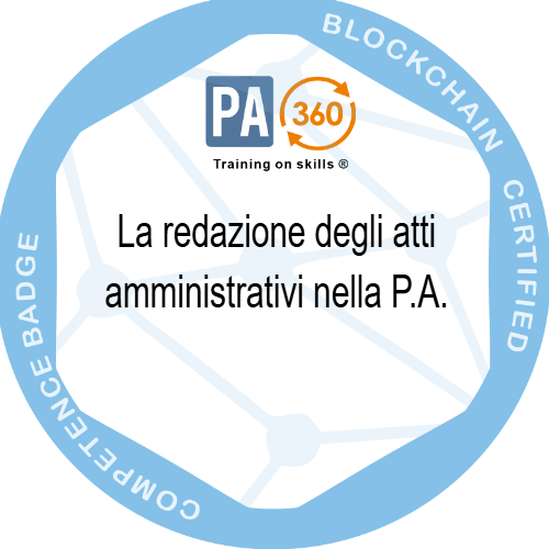 La redazione degli atti amministrativi nella P.A.